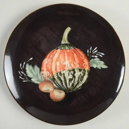 Harvest Pumpkin Appetizer Plate