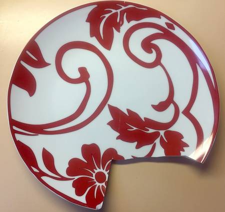 Red Damask by Woolworth