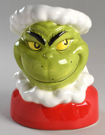 The Grinch Figural Cookie Jar No Lid