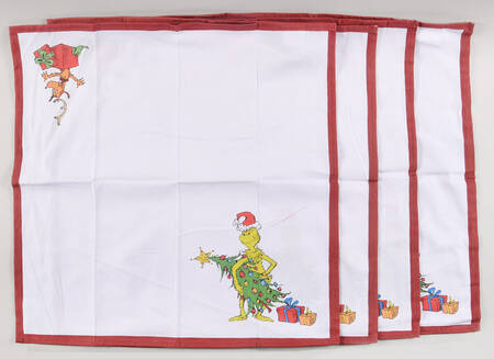 The Grinch Cloth Napkin - Set of 4