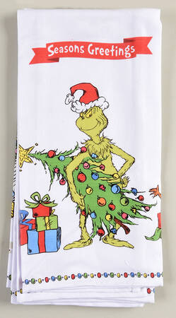 The Grinch Cloth Kitchen Towel (Set of Motifs 1 & 2)