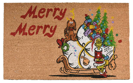 The Grinch Doormat