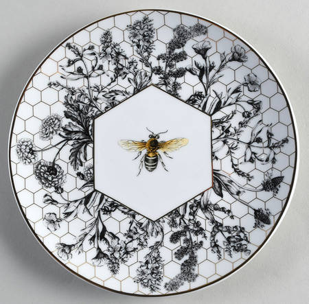 Honeycomb Coupe Salad Plate