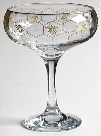 Honeycomb Glassware Sherbet