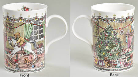 Victorian Christmas Mug by Wren China