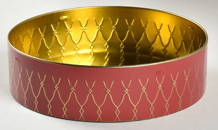 Noel Small Round Storage Tin No Lid