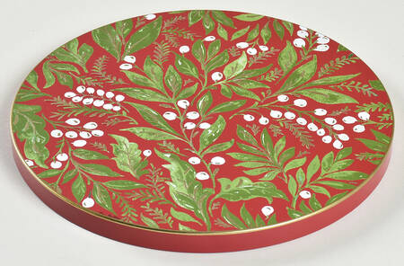 Noel Lid for Round Medium Storage Tin