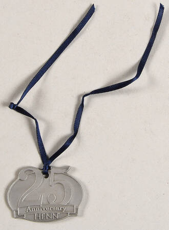 Baskets and Accessories 25th Anniversary Tie-On Charm for Basket