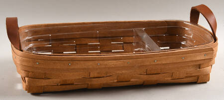 Baskets and Accessories Chip & Dip Basket with Divided Protector