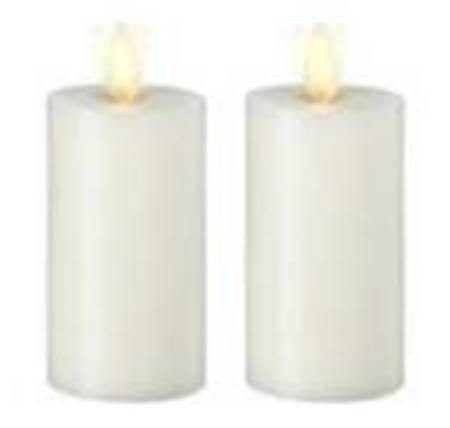 Giftware Q  2x3.5 Votives S/2 Unscented by Raz Imports