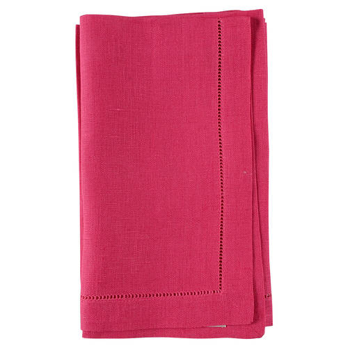 Fine Linens, Napkins (4 Pack) 20" x 20" Raspberry Napkin