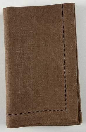 Fine Linens, Napkins (4 Pack) 20" x 20" Walnut Napkin