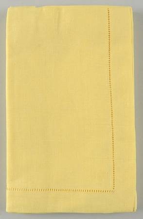 Fine Linens, Napkins (4 Pack) 20" x 20" Canary Napkin