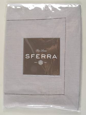 Fine Linens, Napkins (4 Pack) 14" x 20" Gray Placemat