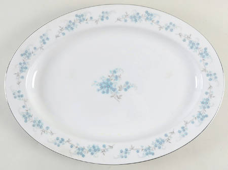 Nancy (Center Design) 16" Oval Serving Platter