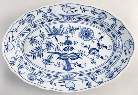 Blue Onion 17" Oval Serving Platter