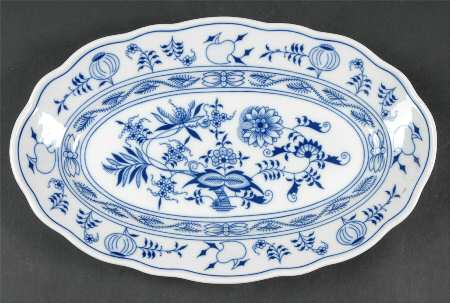Blue Onion 12" Oval Serving Platter