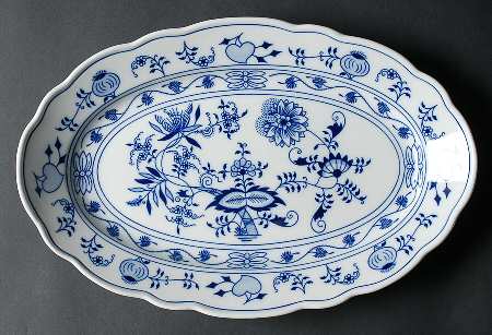 Blue Onion 13" Oval Serving Platter