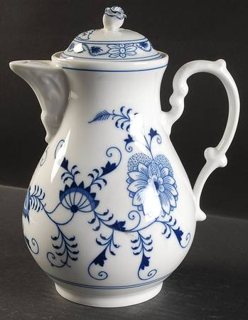 Blue Onion Coffee Pot & Lid