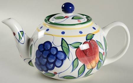 Algarve Teapot & Lid