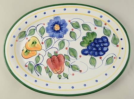 Algarve 16" Oval Serving Platter