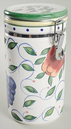 Algarve Large Canister & Lid
