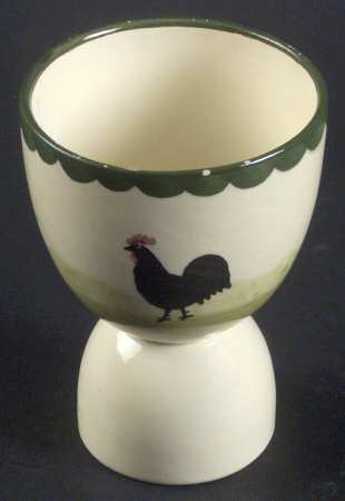 Cocks and Hens Double Egg Cup
