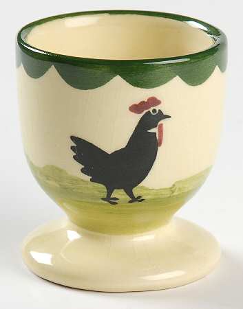 Cocks and Hens Single Egg Cup