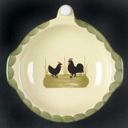 Cocks and Hens Baby Food Warmer Plate