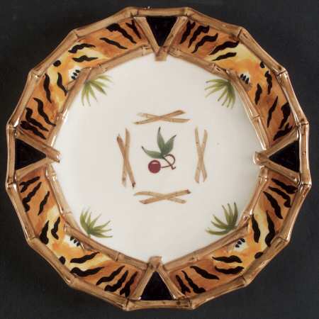 Bamboo Forest Salad/Dessert Plate