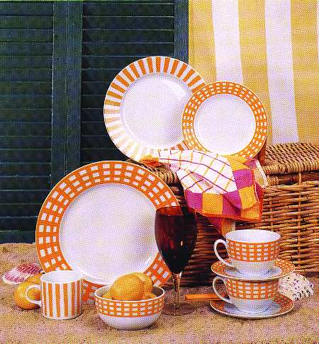 Stripes and Checks Yellow by Zrike