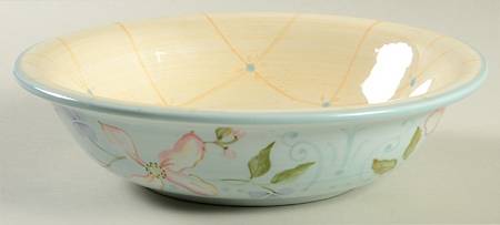 Garden Bouquet Rim Soup Bowl