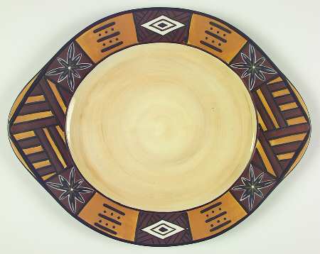 Rhythms 18" Oval Serving Platter