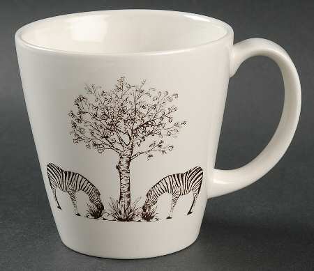 Safari Animal Toile Mug