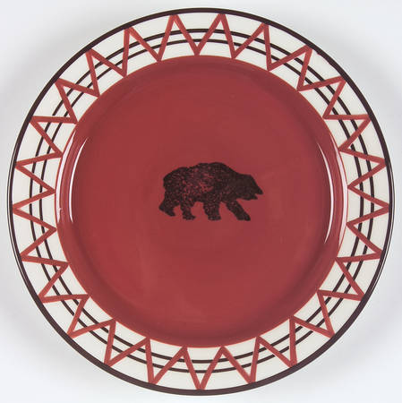 Cabin Fever (Woolrich) Salad/Dessert Plate