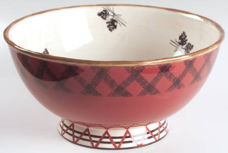 Cabin Fever (Woolrich) 11" Large Salad Serving Bowl