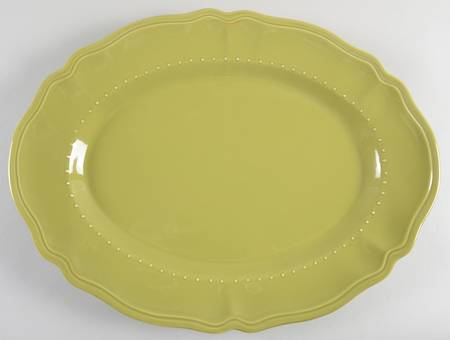 Tuscany Sage Green 18" Oval Serving Platter