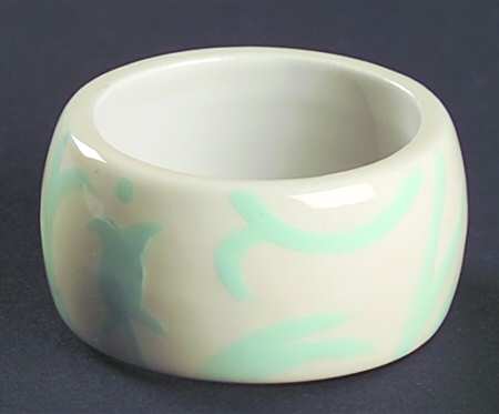 Victoria Blue Napkin Ring by Zrike