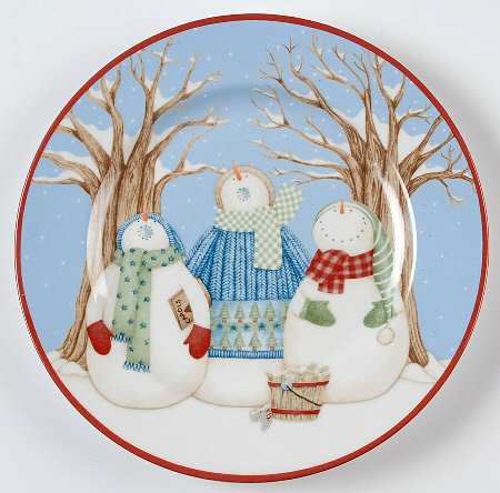 Winter Wonders Salad Plate