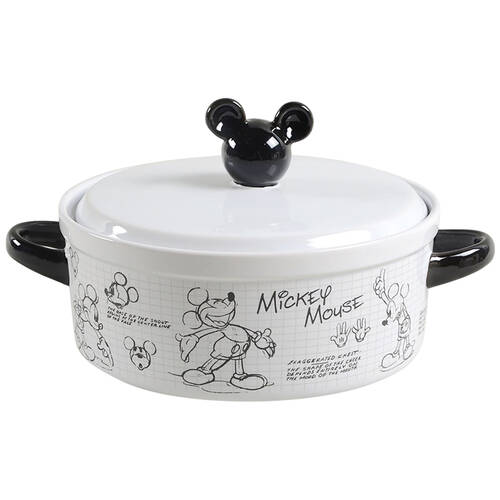 Sketch Book 1 Qt Round Covered Casserole