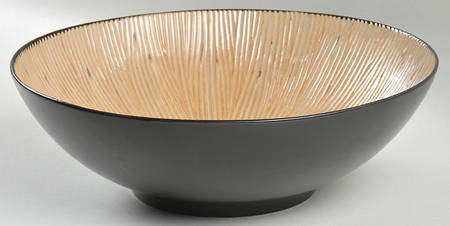 Sumatra Bamboo (Taupe) 13" Round Serving Bowl