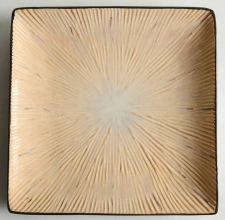 Sumatra Bamboo (Taupe) Square Salad Plate