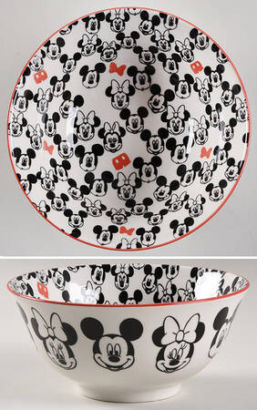 All Over Mickey & Minnie Tidbit Bowl