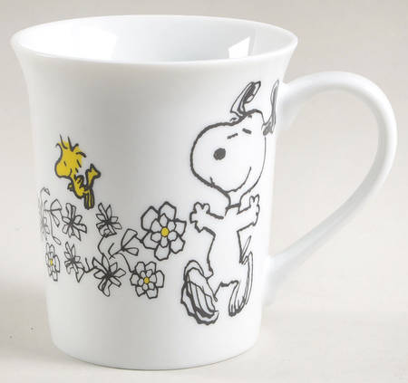 Peanuts Floral Mug