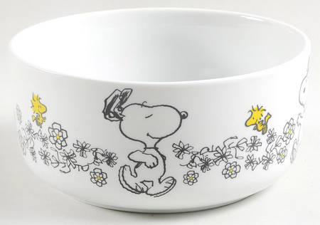 Peanuts Floral Medium Serve & Store Bowl, No Lid
