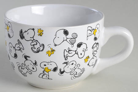 Peanuts Floral Soup Mug