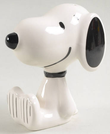 Peanuts Floral Figural Salt Shaker