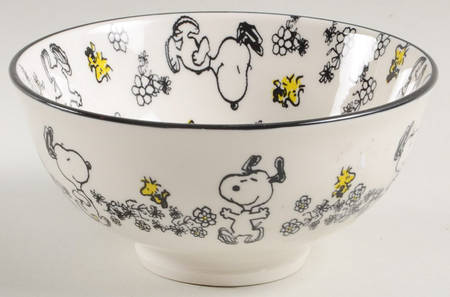 Peanuts Floral Tidbit Bowl
