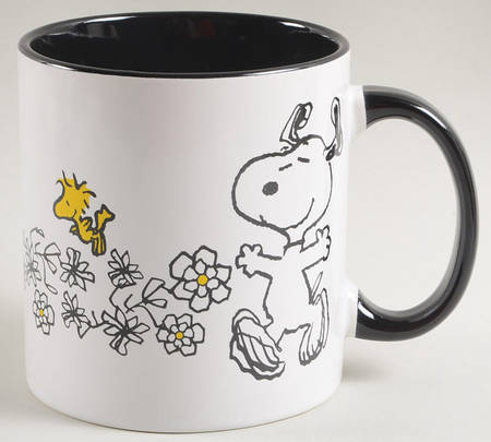 Peanuts Floral Mug
