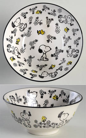 Peanuts Floral Tidbit Bowl